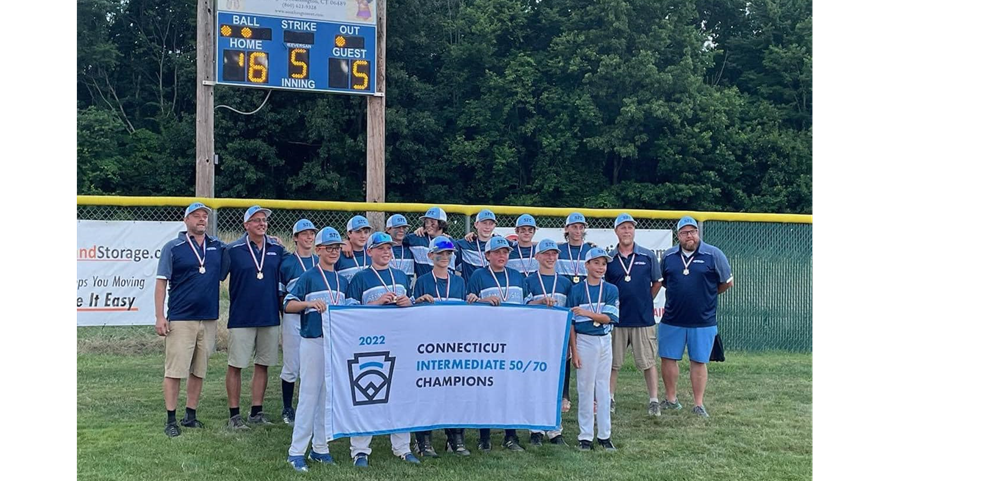 2022 Intermediate (50/70) Baseball Connecticut State Champions