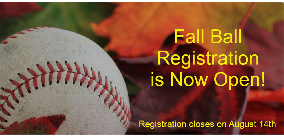 Fall Ball Registration is Closed